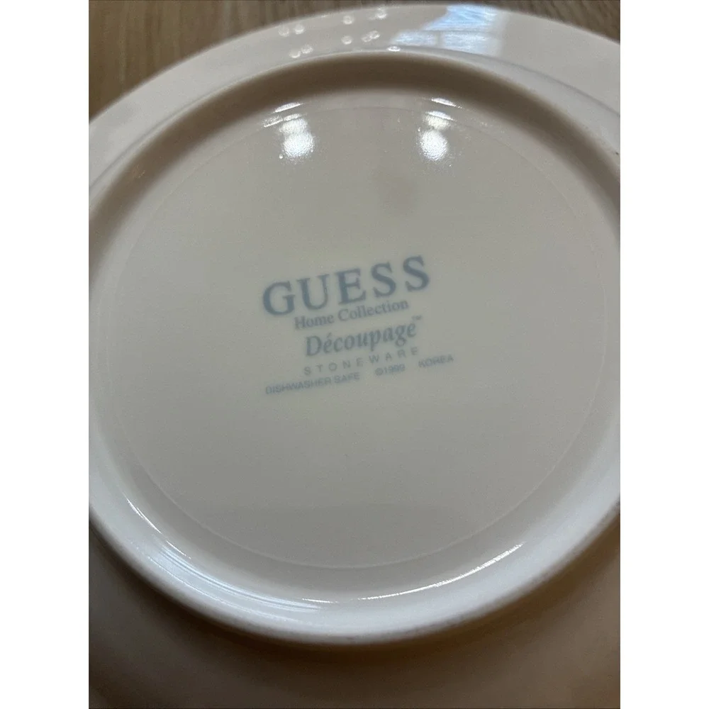 Guess Home Collection Decoupage Bowl Lot Of 4 9